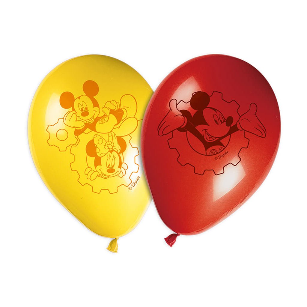 Mickey Mouse Red/Yellow Latex Balloons - Celebrations