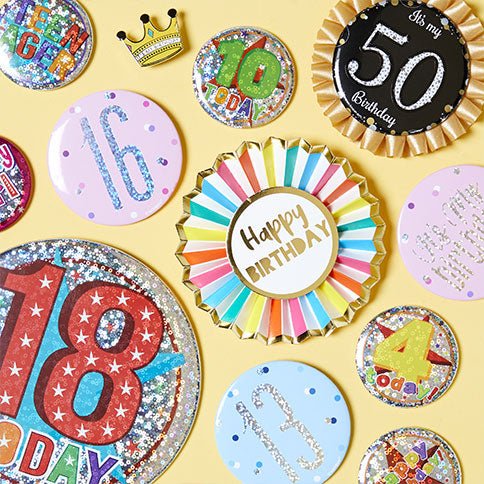 Birthday Badges - Celebrations