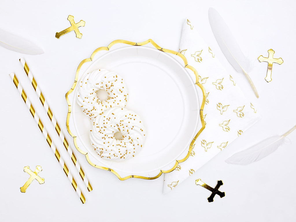 Gold-Rimmed White - Celebrations