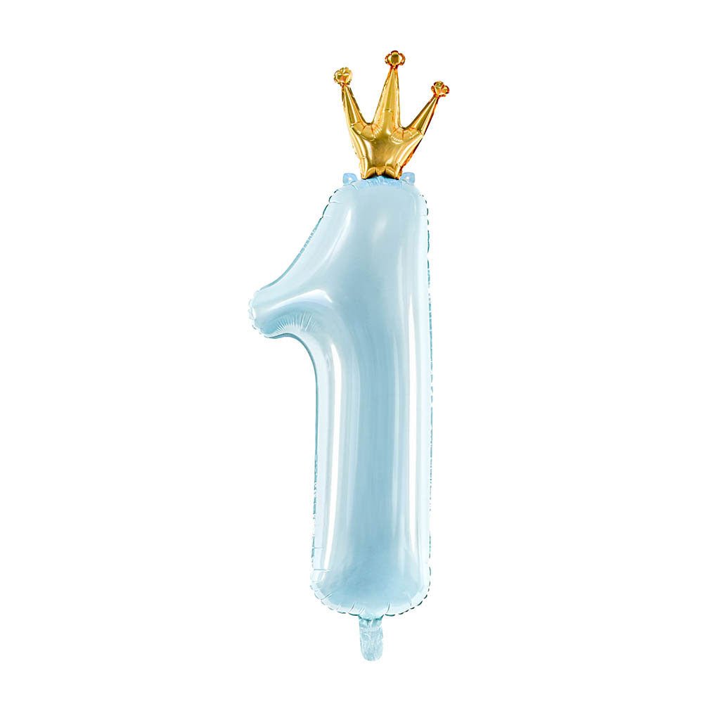 1st Birthday Crown Supershape Foil Balloon - Celebrations