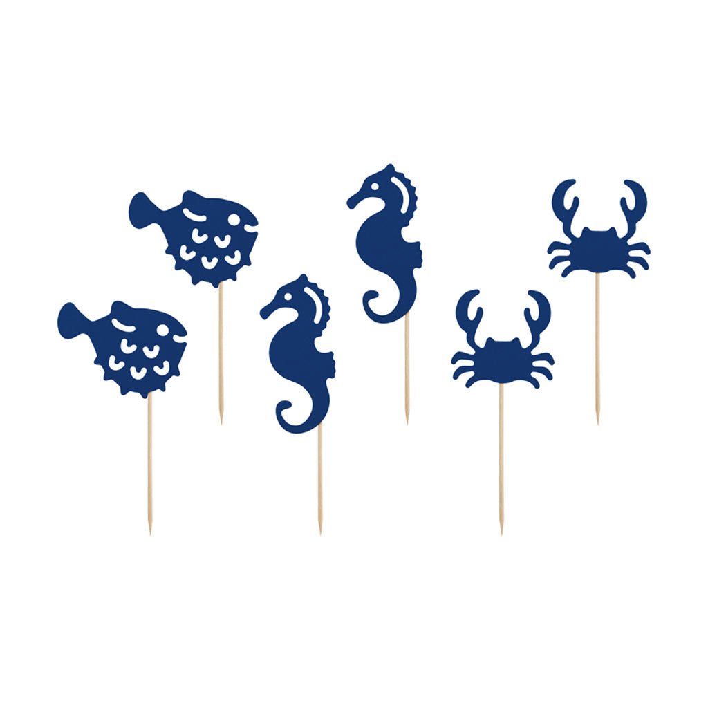 Ahoy Cupcake Toppers - Celebrations