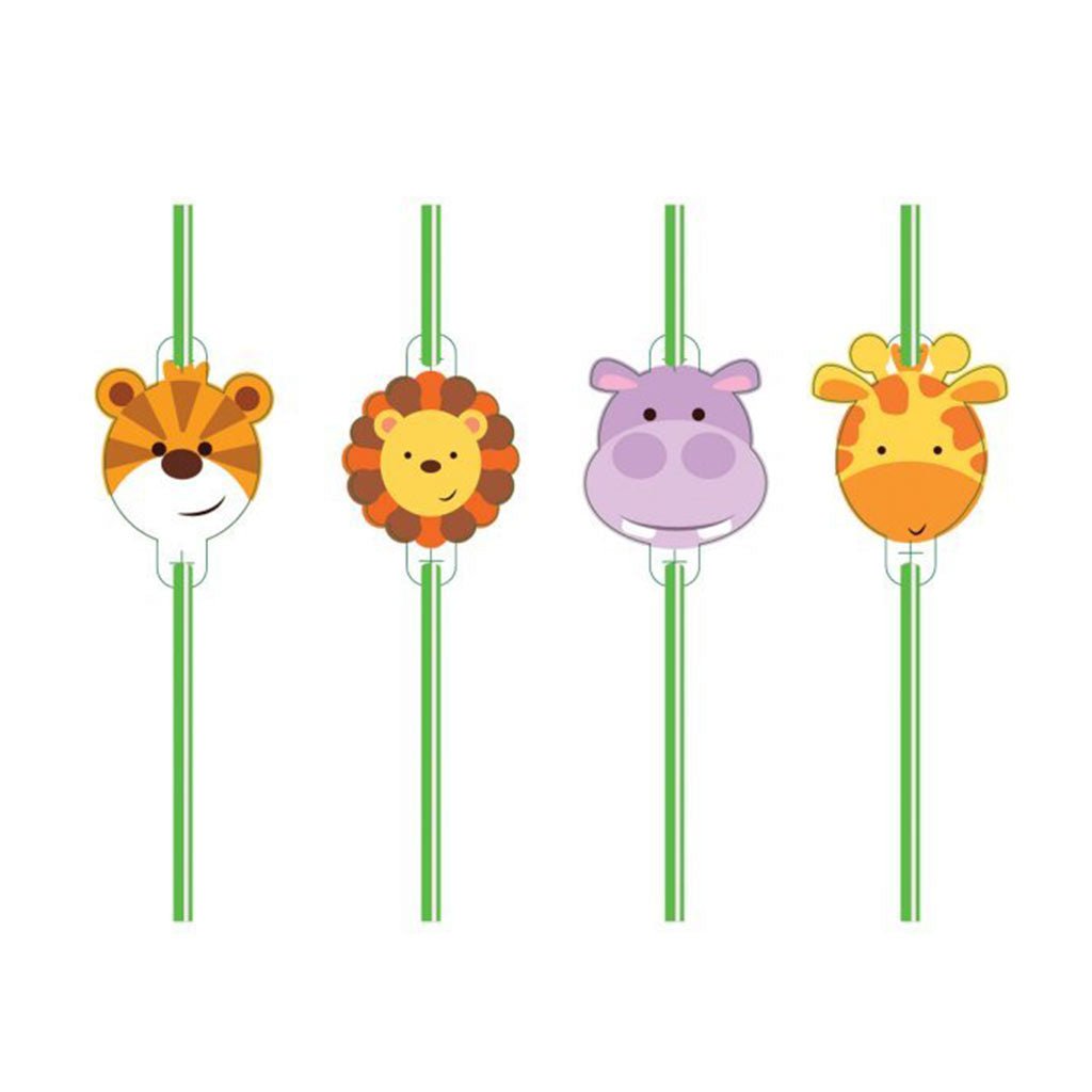 Animal Friends Straws - Celebrations