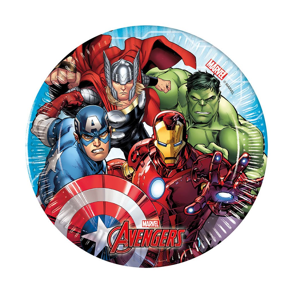 Avengers Blue Cake Plates - Celebrations