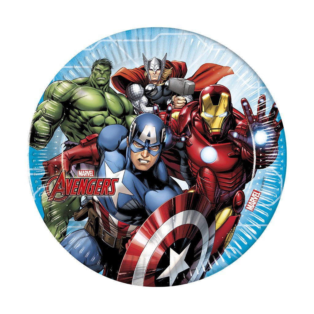 Avengers Blue Lunch Plates - Celebrations