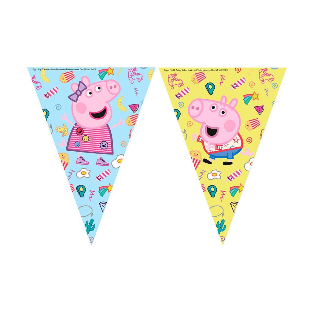 Peppa & Friends Flag Banner - Celebrations